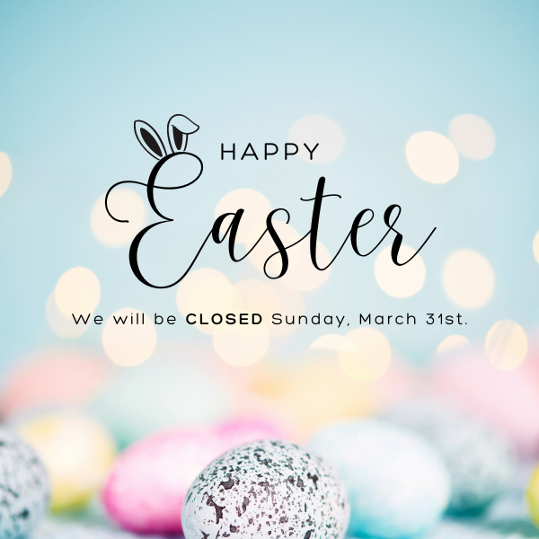 Closed for Easter Message